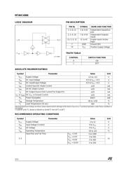 M74HC4066B1R datasheet.datasheet_page 2