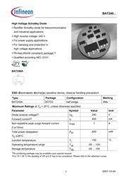 BAT240AE6327HTSA1 datasheet.datasheet_page 1