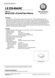 LE25S40AMCS00TWG 数据规格书 1