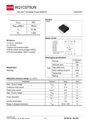 RQ1C075UNTR 数据规格书 1