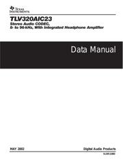 TLV320AIC23PW datasheet.datasheet_page 1