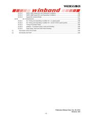 W631GG8KB15I 数据规格书 4