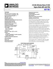 AD7192BRUZ-REEL Datenblatt PDF