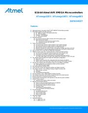 ATXMEGA16E5-MU 数据规格书 1