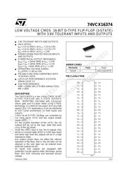 74VCX16374TTR datasheet.datasheet_page 1