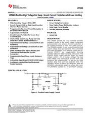 LM5069EVAL/NOPB 数据规格书 1