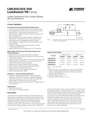 LNK305GN Datenblatt PDF
