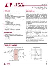 LTC1060ACN Datenblatt PDF