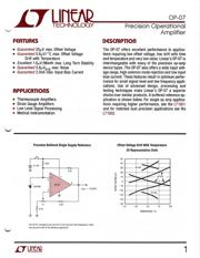 OP-07 datasheet.datasheet_page 1