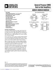 AD8541ART datasheet.datasheet_page 1