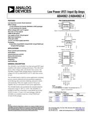 ADA4062-4ACPZ-R7 数据规格书 1