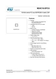 M24C16-DFCU6TP/K datasheet.datasheet_page 1