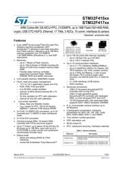 STM32F415RGY6 数据规格书 1