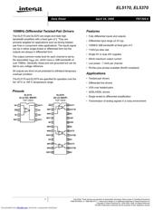 EL5170 datasheet.datasheet_page 1