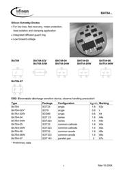 BAT64-05W 数据规格书 1