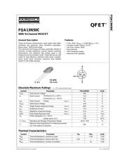 FQA13N50C 数据规格书 1