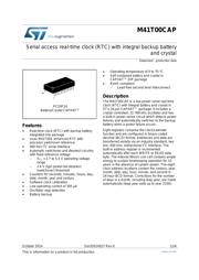 M41T00CAPPC1 数据规格书 1
