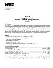 NTE933 datasheet.datasheet_page 1