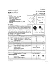 IRLR2908TRPBF Datenblatt PDF