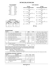 MC74VHCT125ADTR2G datasheet.datasheet_page 2