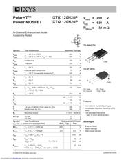 IXTK120N20P datasheet.datasheet_page 1