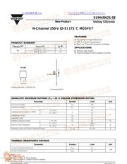 SUM45N25-58 数据规格书 1