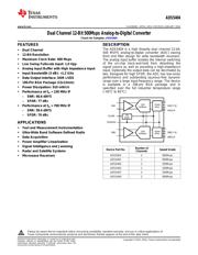 ADS5404IZAY 数据规格书 1