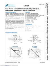 LM7301IM5X/NOPB datasheet.datasheet_page 1