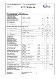 FF200R12KS4 数据规格书 2
