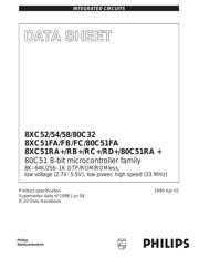 P87C51FB-4A 数据规格书 1