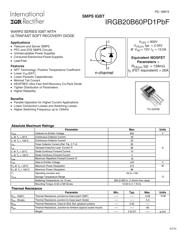 IRGB20B60PD1PBF 数据规格书 1