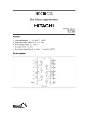 HD74HC14P datasheet.datasheet_page 1