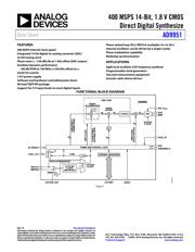 AD9951YSVZ Datenblatt PDF