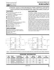 IRF7821PBF Datenblatt PDF