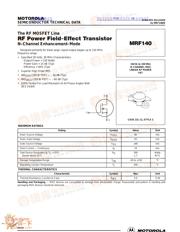 MRF140 数据规格书 1