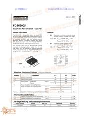 FDS6900S Datenblatt PDF