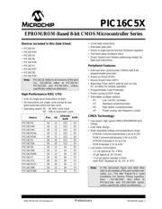 PIC16C54A-04I/P datasheet.datasheet_page 3