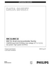 P80C32 Datenblatt PDF