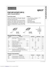 FQPF15P12 datasheet.datasheet_page 1