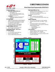 C8051T603-GM 数据规格书 1