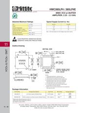 HMC385LP4E 数据规格书 3