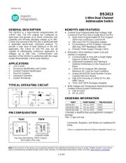 DS2413P+ Datenblatt PDF