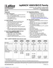 LC4256V-10FT256BI datasheet.datasheet_page 1