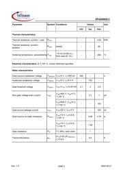 SPA06N60C3 datasheet.datasheet_page 2