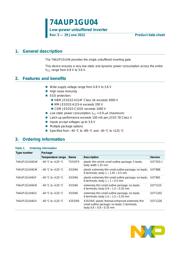 74AUP1GU04GM,115 datasheet.datasheet_page 1