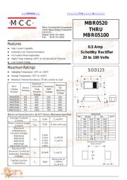 MBR0540 datasheet.datasheet_page 1