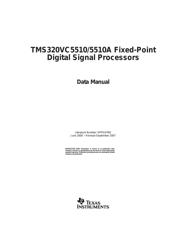 TMS320VC5510AGPHA2 datasheet.datasheet_page 1