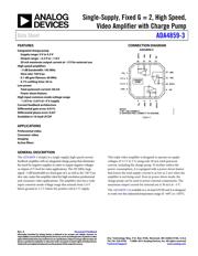 ADA4859-3ACPZ-R7 数据规格书 1