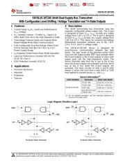 74LVC16T245DGVRG4 datasheet.datasheet_page 1