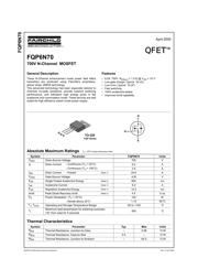 FQP6N70 datasheet.datasheet_page 1